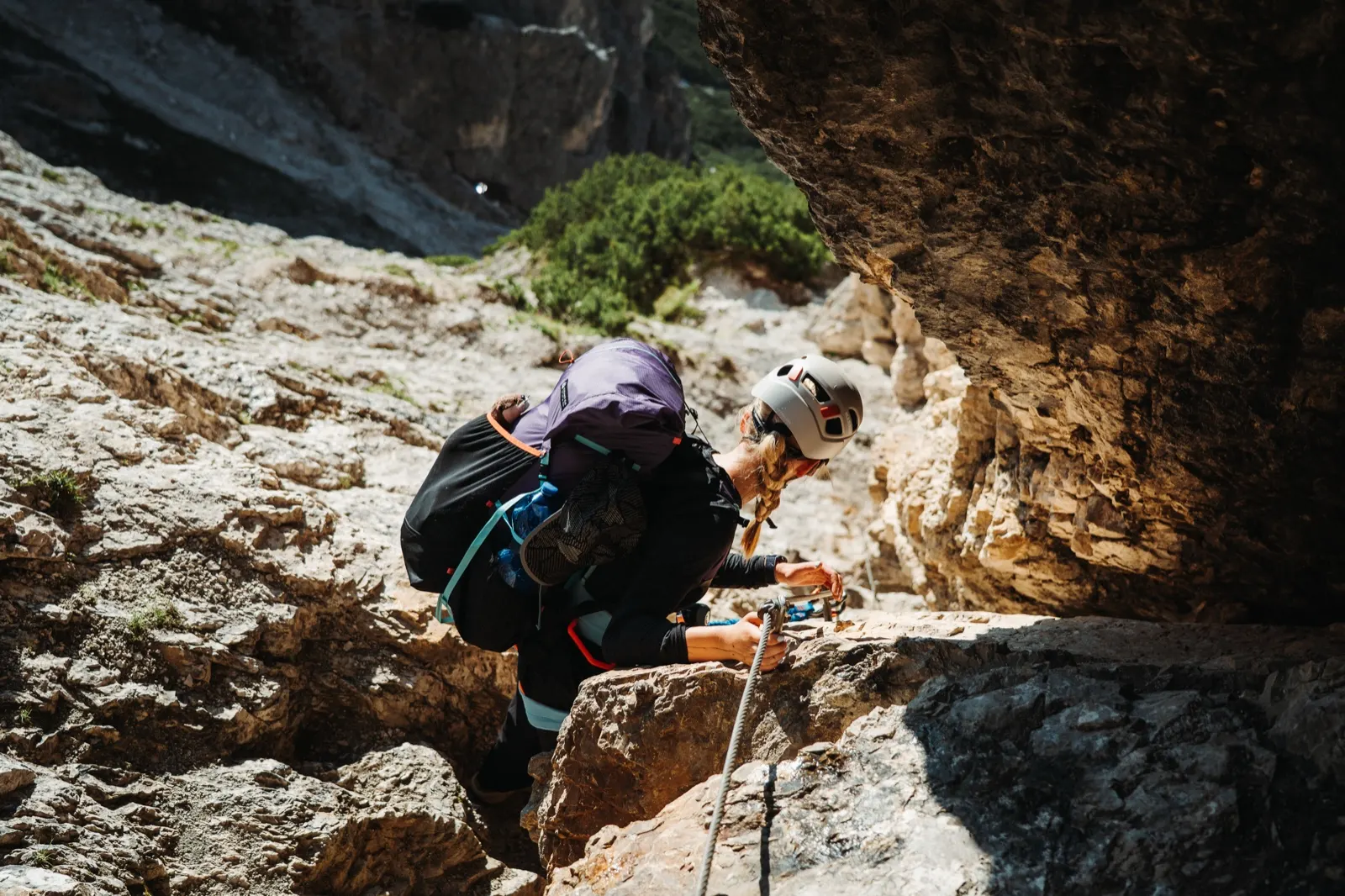 Via ferrata section