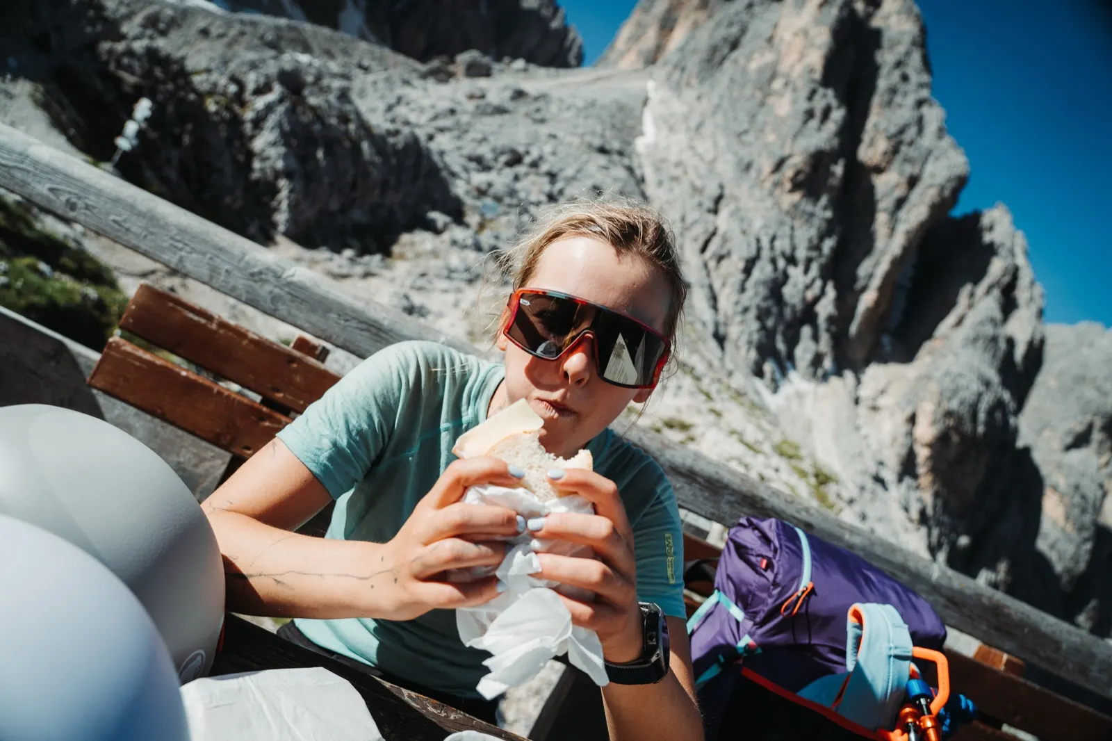 A snack with a view