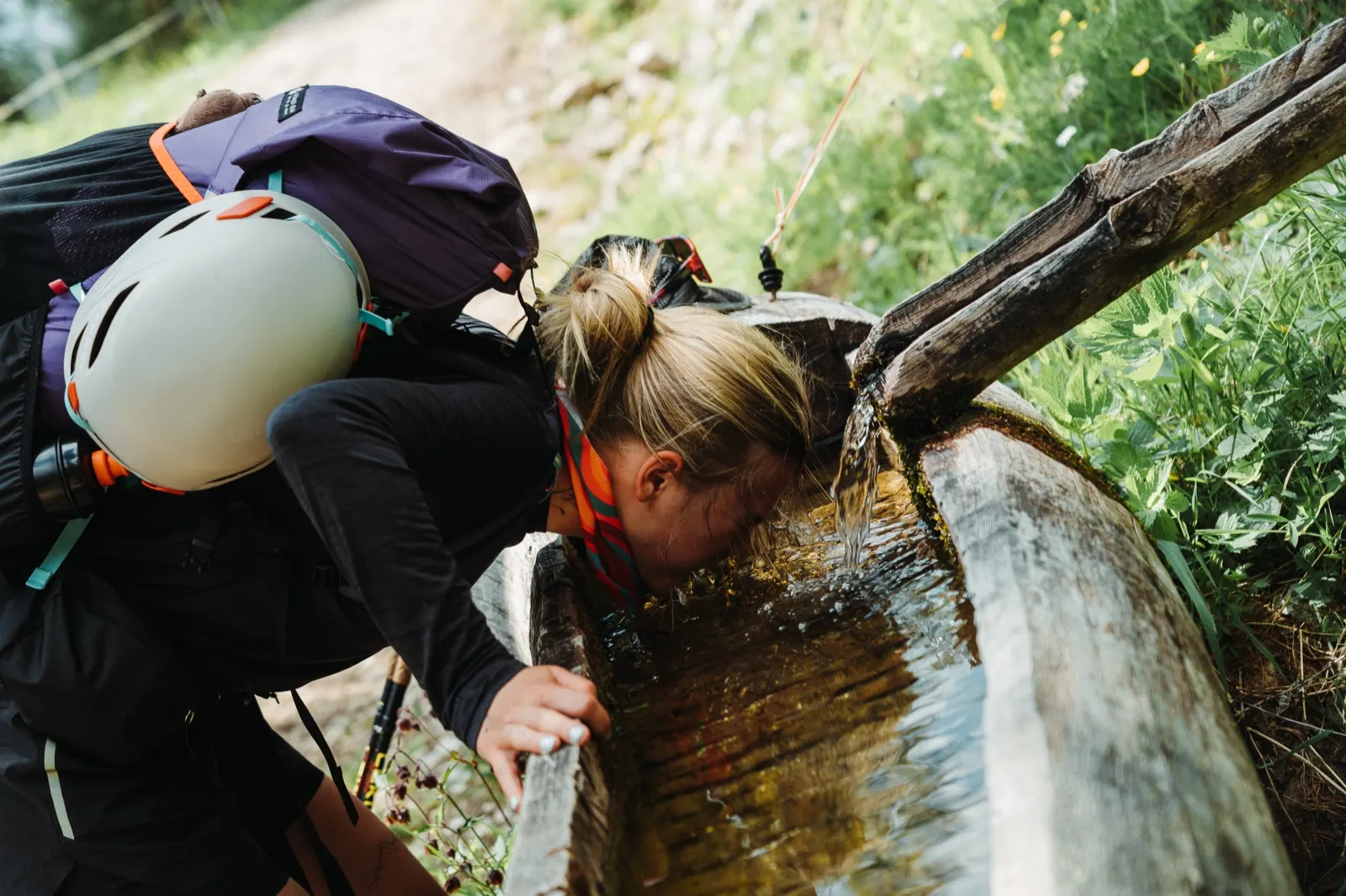 Spring with fresh water